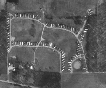 This picture is of the Spring Meadows trailer park that I lived in from 1986 until 1989.  Much of this dream happens here in parts of this trailer park.  Click to view it on the internet.